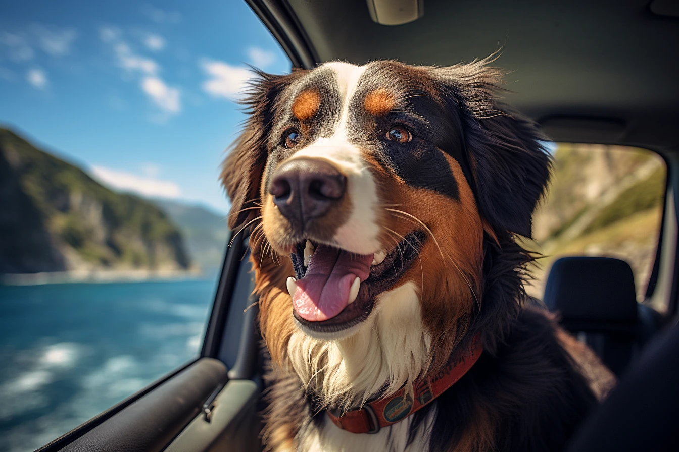 Volkswagen Tiguan Dog Safety Belt for Bernese Mountain Dogs