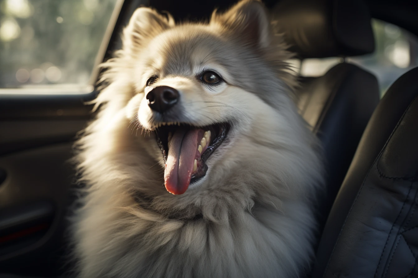 Chevrolet Traverse Dog Car Seat for Keeshonden